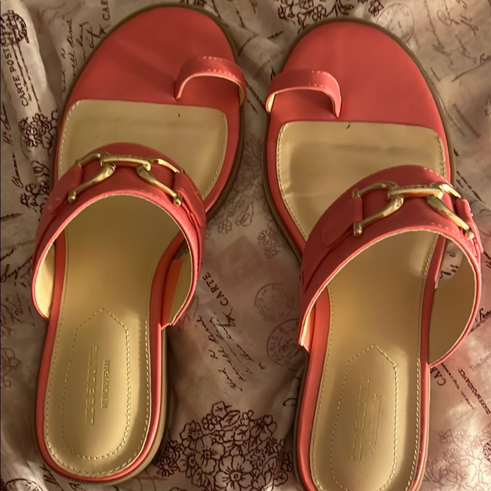Liz Claiborne Pink Sandals Elegant Comfort